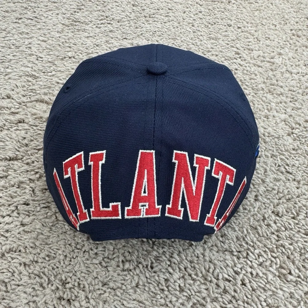 Atlanta Black Crackers Hat City Arch Youth Snapback Rings & Crwns NLB Side Patch